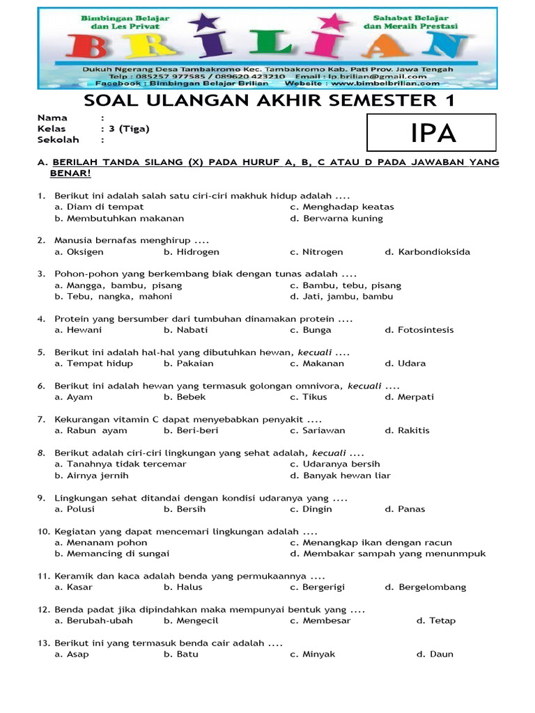 3 Fakta Mengejutkan Soal IPA Kelas 3 Semester 2 yang Sering Bikin Nilai Anjlok