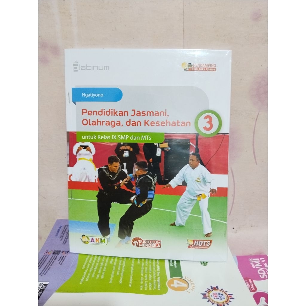 Jual buku pjok penjas penjaskes kelas 9 IX 3 smp mts kurikulum merdeka