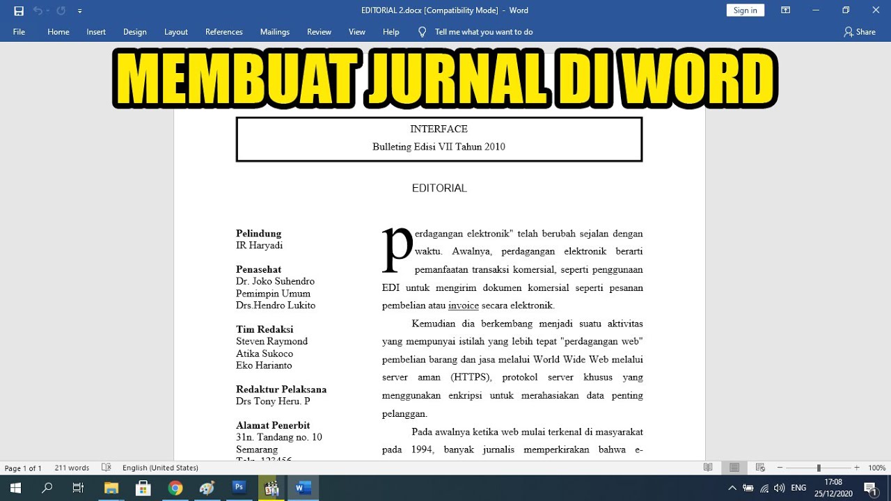 7 Cara Mudah Mengubah Word Menjadi Template Paper Jurnal Online yang Wajib Tahu Peneliti 2026