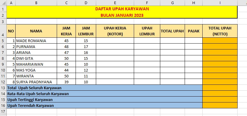 Akhirnya Tersedia Latihan Soal Excel untuk Kelas 4 yang Seru dan Mudah Dipahami Siswa