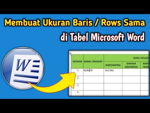 Rahasia Cara Mengubah Lebar Row pada Microsoft Word Agar Dokumen Rapi Seperti Berita Utama