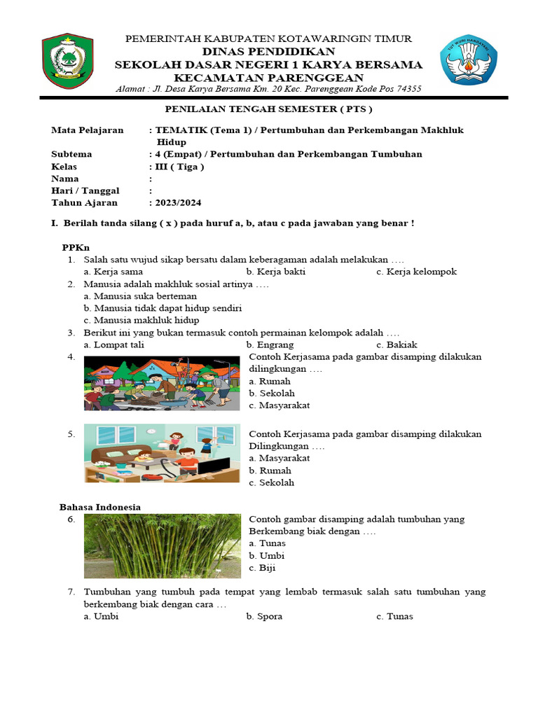 Rahasia Cepat Jawab Soal Tematik Kelas 3 Tema 1 Subtema 4 Agar Nilai Sempurna