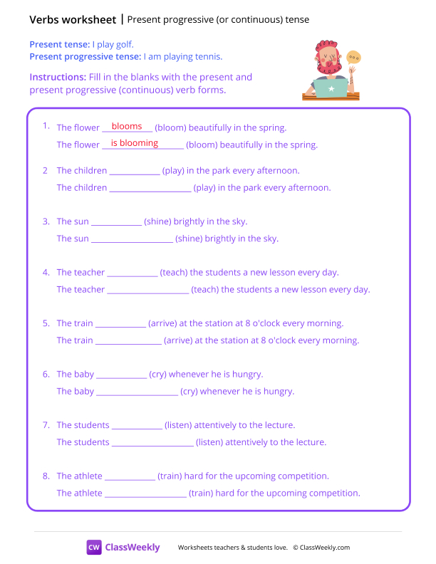 Rahasia Cepat Paham soal present progressive kelas 3 sd pdf agar Nilai Ujian Melejit