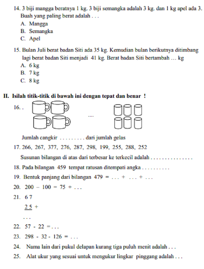 Rahasia Jawab Cepat soal tematik kelas 3 tema 2 subtema 3 riefawa agar Nilai Maksimal