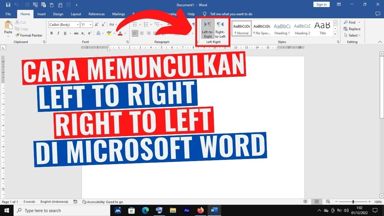 Terbukti 5 Langkah Cepat Cara Mengubah Left to Ride di MS Word 2010 yang Selama Ini Salah