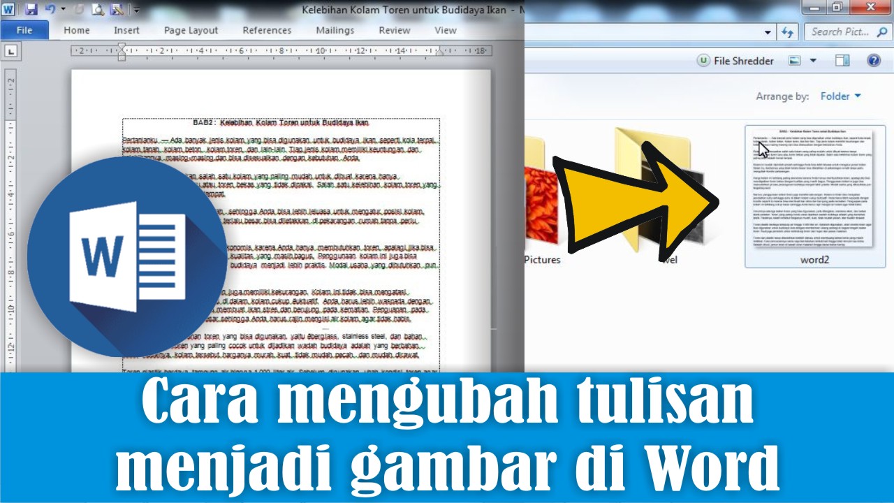 Terbukti Cara Cepat Mengubah Word Menjadi Image untuk Poster Kemerdekaan 7 Contoh