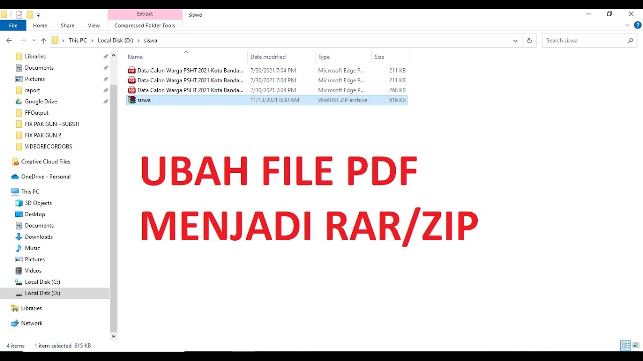 Ternyata Begini Cara Cepat Mengubah Word ke Zip Terkompresi Sebelum File Membengkak dan Sulit Dikirim