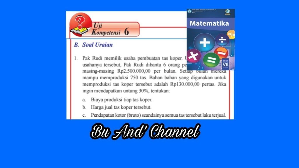 ayo kita berlatih 1.6 matematika kelas 7 soal uraian